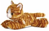 Aurora 31277 - Flopsies-Mini Katze Molly, braun/weiß, Schlenker-Plüschtier, 20 cm