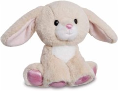 Aurora 61405 - Glitzy Tots Hase, Kaninchen, Plüschtier mit Glitzerakzenten, 20 cm