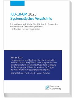 ICD-10-GM 2023 Systematisches Verzeichnis