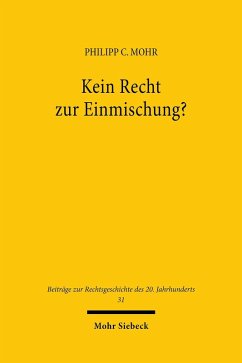 Kein Recht zur Einmischung? (eBook, PDF) - Mohr, Philipp C.