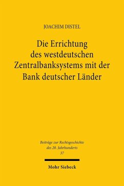 Cover Die Errichtung des westdeutschen Zentralbanksystems mit der Bank deutscher Länder (eBook, PDF)