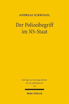 Cover Der Polizeibegriff im NS-Staat (eBook, PDF)