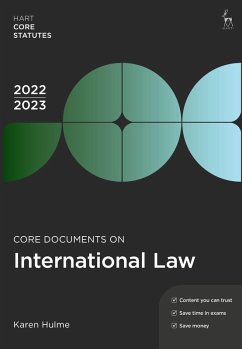 Core Documents on International Law 2022-23 (eBook, PDF) - Hulme, Karen