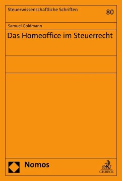 Cover Das Homeoffice im Steuerrecht (eBook, PDF)