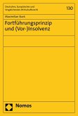 Fortführungsprinzip und (Vor-)Insolvenz (eBook, PDF)