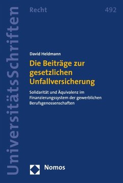 Cover Die Beiträge zur gesetzlichen Unfallversicherung (eBook, PDF)