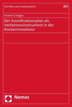Der Koordinationsplan als Verfahrensinstrument in der Konzerninsolvenz (eBook, PDF) - Dargers, Kirsten A.