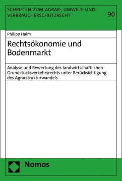 Rechtsökonomie und Bodenmarkt (eBook, PDF) - Halm, Philipp