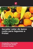 Secador solar de baixo custo para legumes e frutas