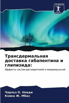 Transdermal'naq dostawka gabapentina i glipizida: - Nnadi, Charl'z O.;Mbah, Khika Zh.