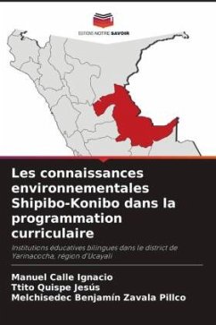 Les connaissances environnementales Shipibo-Konibo dans la programmation curriculaire - Calle Ignacio, Manuel;Quispe Jesús, Ttito;Zavala Pillco, Melchisedec Benjamín