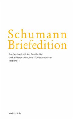 Schumann-Briefedition / Schumann-Briefedition II.8, 2 Teile / Schumann-Briefedition BD II.8