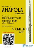 C Flute 3 part of "Amapola" for Flute Quartet (fixed-layout eBook, ePUB)