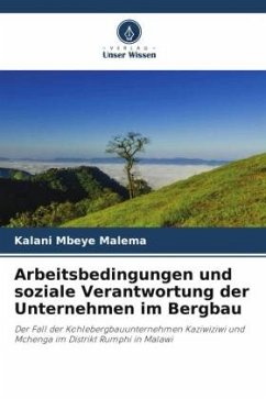 Arbeitsbedingungen und soziale Verantwortung der Unternehmen im Bergbau - Malema, Kalani Mbeye