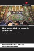 The essential to know in semiotics: