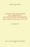 Catàleg dels manuscrits de la biblioteca del Monestir de Montserrat : segon suplement