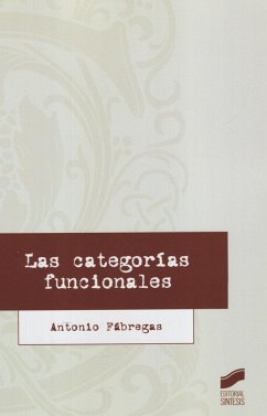 Las categorías funcionales - Fábregas, Antonio