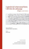 Capítols de la Barranxel·leria i del dret de cabeçatge : l'Alguer, s.XVII i XVIII