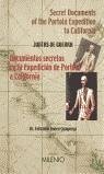 Cover Documentos secretos de la expedición de Portolá a California
