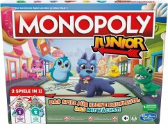 Hasbro F8562100 - Monopoly Junior, 2 Spielniveaus!