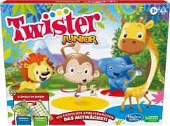 Image of Hasbro F7478100 - Twister Junior, 2-in-1 Bewegungsspiel