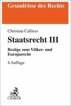 Staatsrecht III - Calliess, Christian