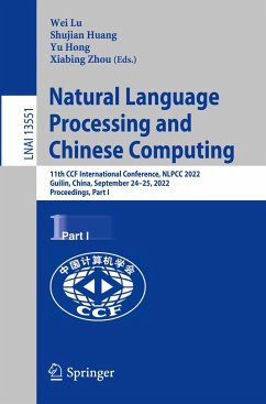 Natural Language Processing and Chinese Computing