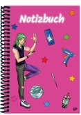 A 5 Notizbuch Manga Quinn, pink, kariert