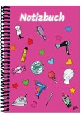 A 5 Notizbuch Manga Items, pink, blanko