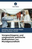 Vorgeschlagene und umgesetzte politische Maßnahmen zur Mundgesundheit