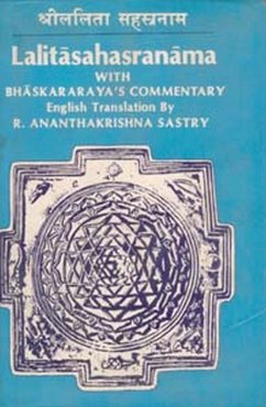 Cover Lalita Sahasranama With Bhaskararaya's Commentary (eBook, ePUB)