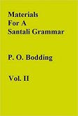 Materials For A Santali Grammar (eBook, ePUB)