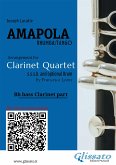 Bb Bass Clarinet part of &quote;Amapola&quote; for Clarinet Quartet (eBook, ePUB)