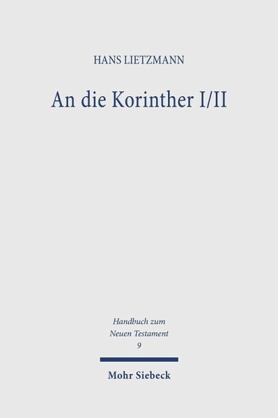 An die Korinther I/II (eBook, PDF)
