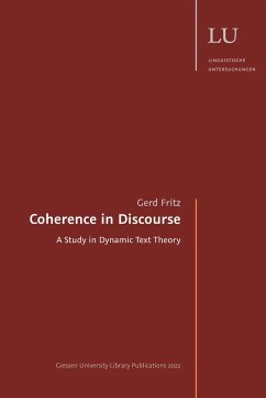 Coherence in Discourse - Fritz, Gerd