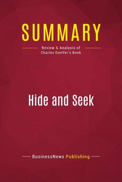 Summary: Hide and Seek - Businessnews Publishing