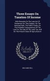 Three Essays On Taxation Of Income