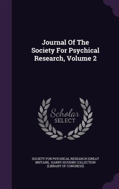 Cover Journal Of The Society For Psychical Research, Volume 2