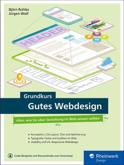 Grundkurs Gutes Webdesign (eBook, PDF) - Rohles, Björn; Wolf, Jürgen