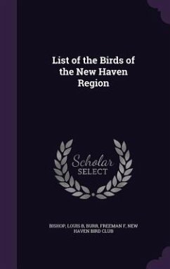 Cover List of the Birds of the New Haven Region