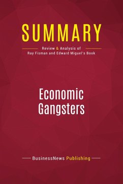 Cover Summary: Economic Gangsters