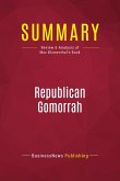 Summary: Republican Gomorrah