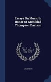 Essays On Music In Honor Of Archiblad Thompson Davison