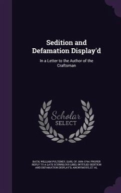 Sedition and Defamation Display'd - Yonge, William