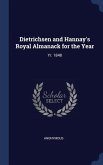Dietrichsen and Hannay's Royal Almanack for the Year: Yr. 1848
