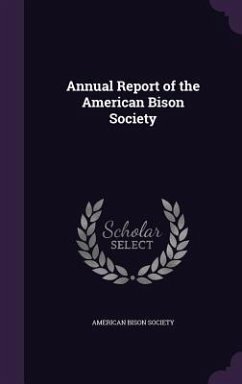 Cover Annual Report of the American Bison Society