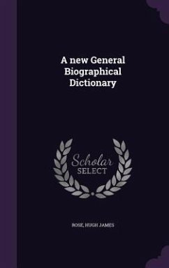 Cover A new General Biographical Dictionary