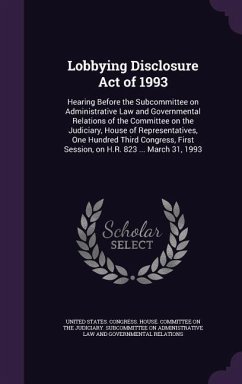 Cover Lobbying Disclosure Act of 1993