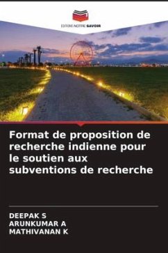 Format de proposition de recherche indienne pour le soutien aux subventions de recherche - S, Deepak;A, Arunkumar;K, Mathivanan