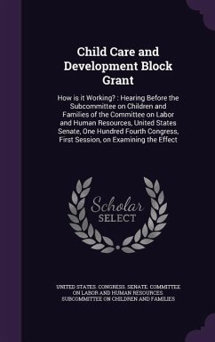 Child Care and Development Block Grant